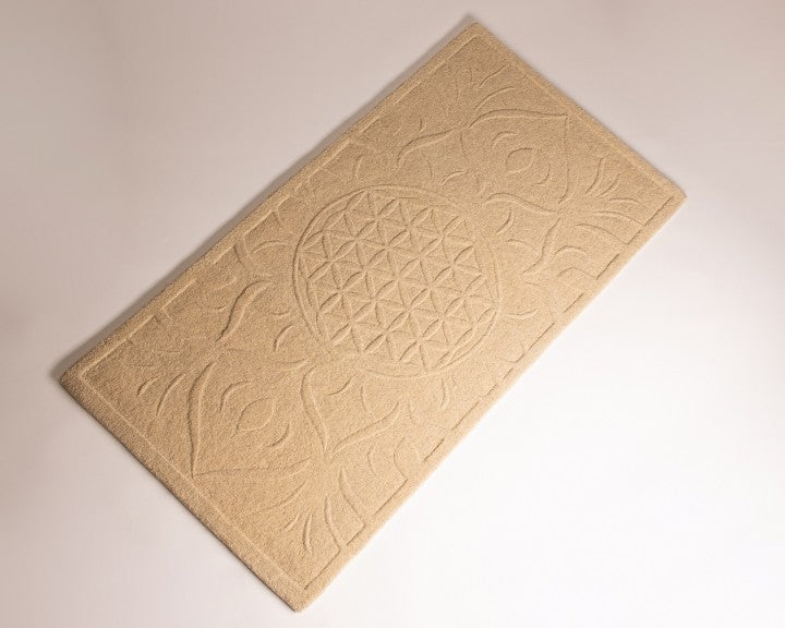 Tapis tufté main - Fleur de vie