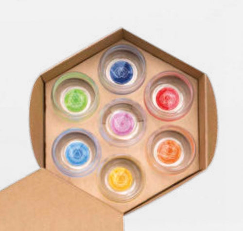 Verres 7 Chakras - à l'unité