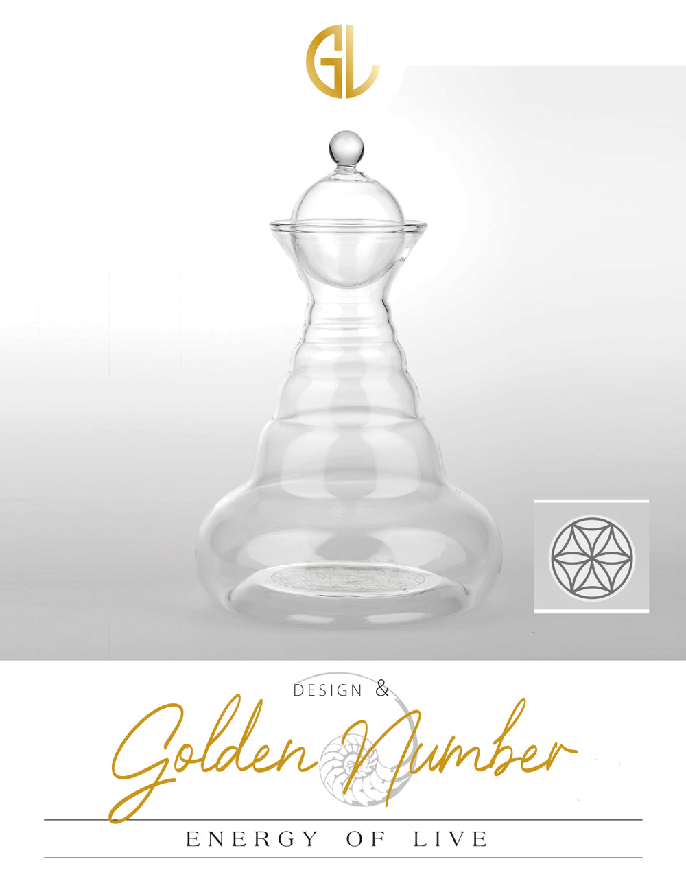 Carafe Alladin Platine,